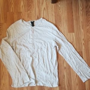 H&M long-sleeved button tee, Men's M